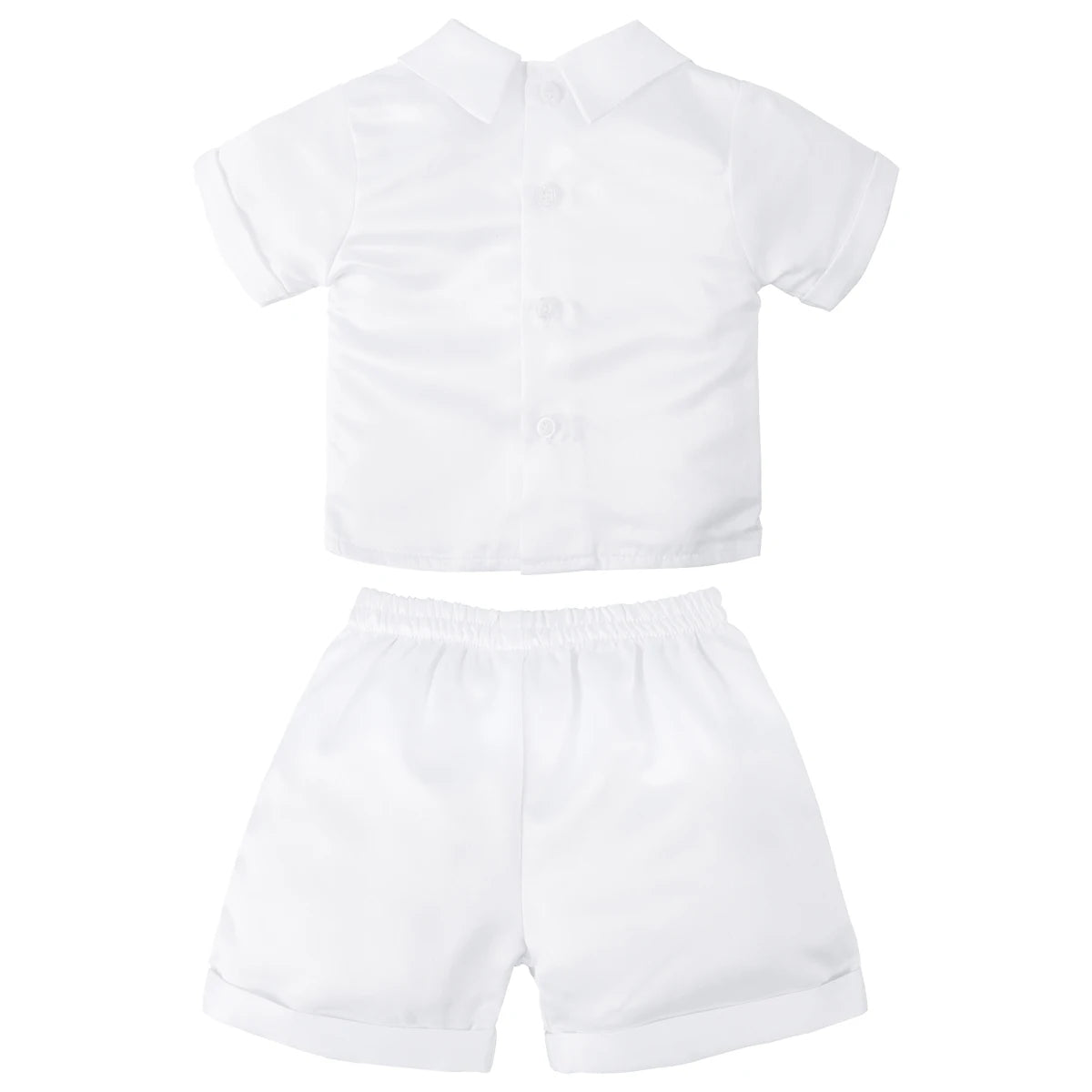 Baby Boys Baptism Suits Infant White Cartoon Dove Newborn Short Sleeve Bow Tie Tops+Shorts+Vest+Hat Christening Clothes Costume